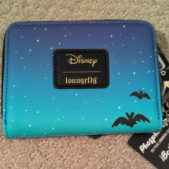 Loungefly Disney Stitch Halloween Blue and Orange Wallet NWT - Picture 3 of 4